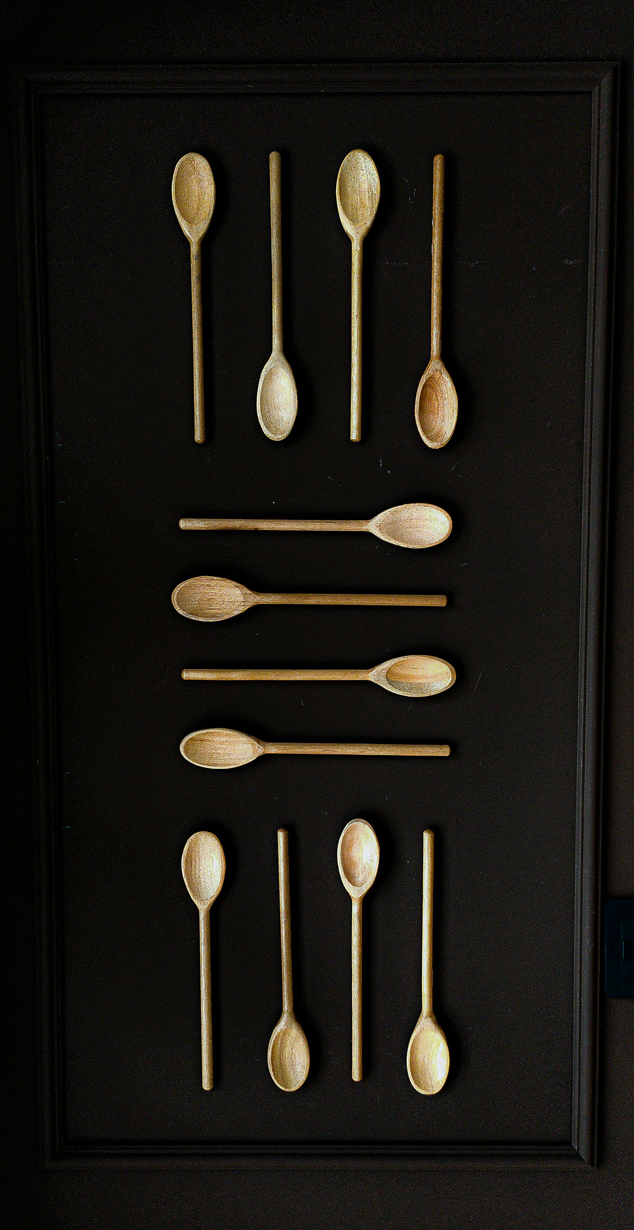 Wooden spoon for stirring curries