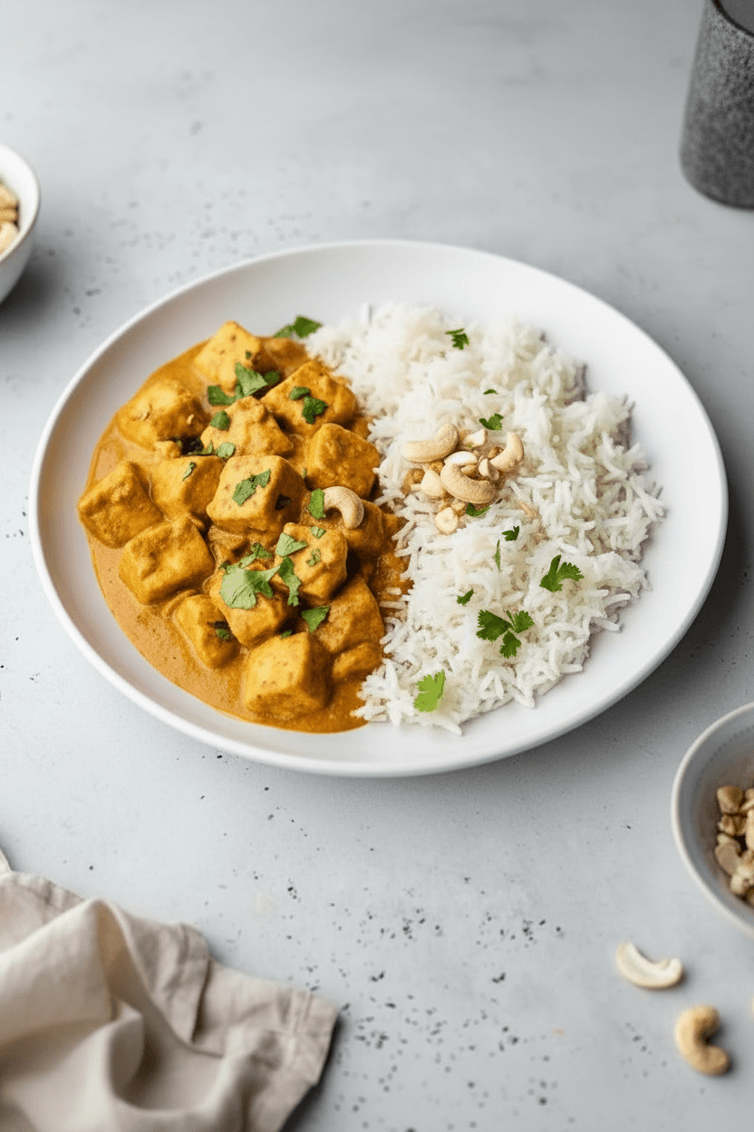 Creamy Tofu Korma