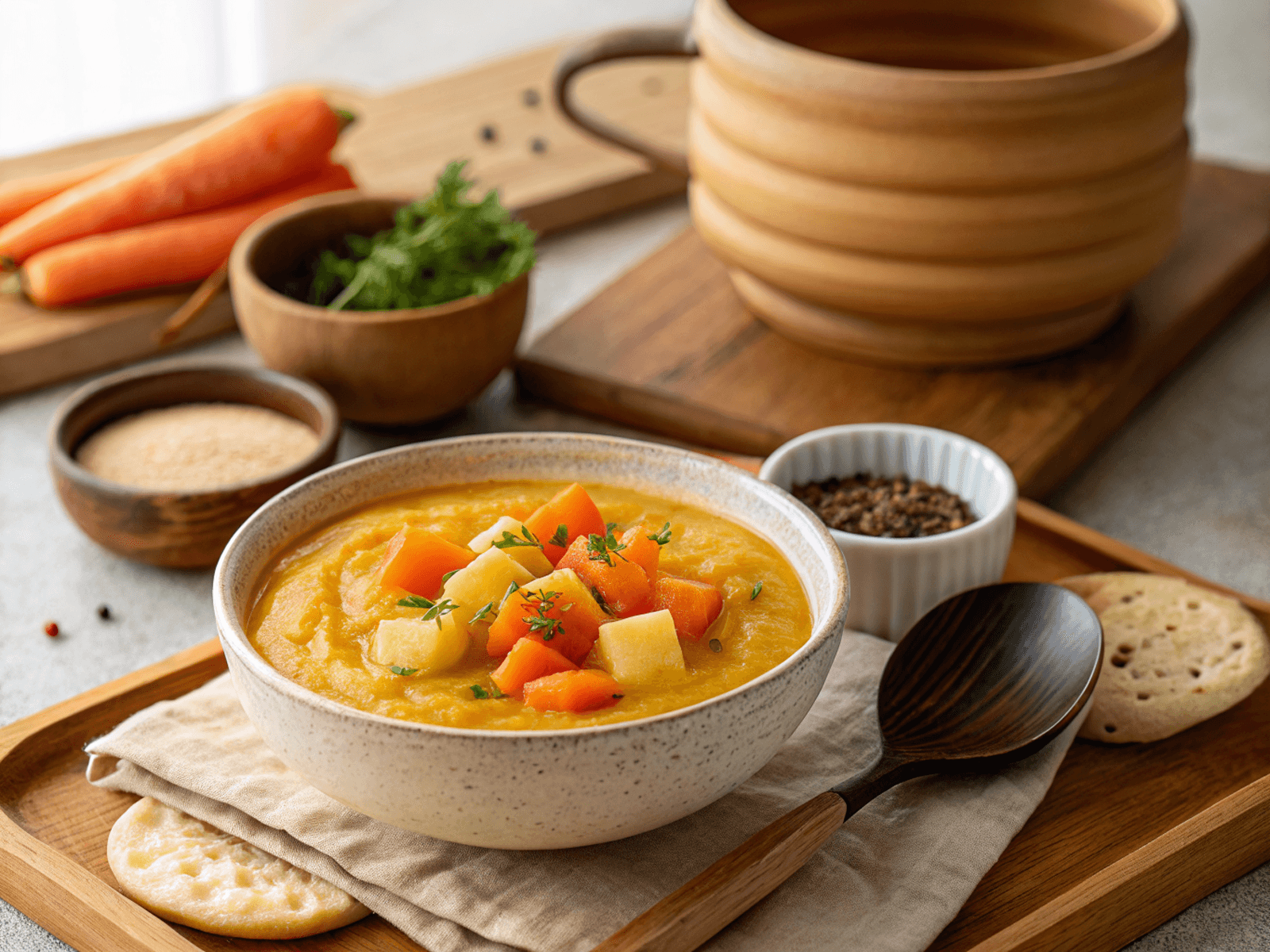 Curried Root Vegetable Soup