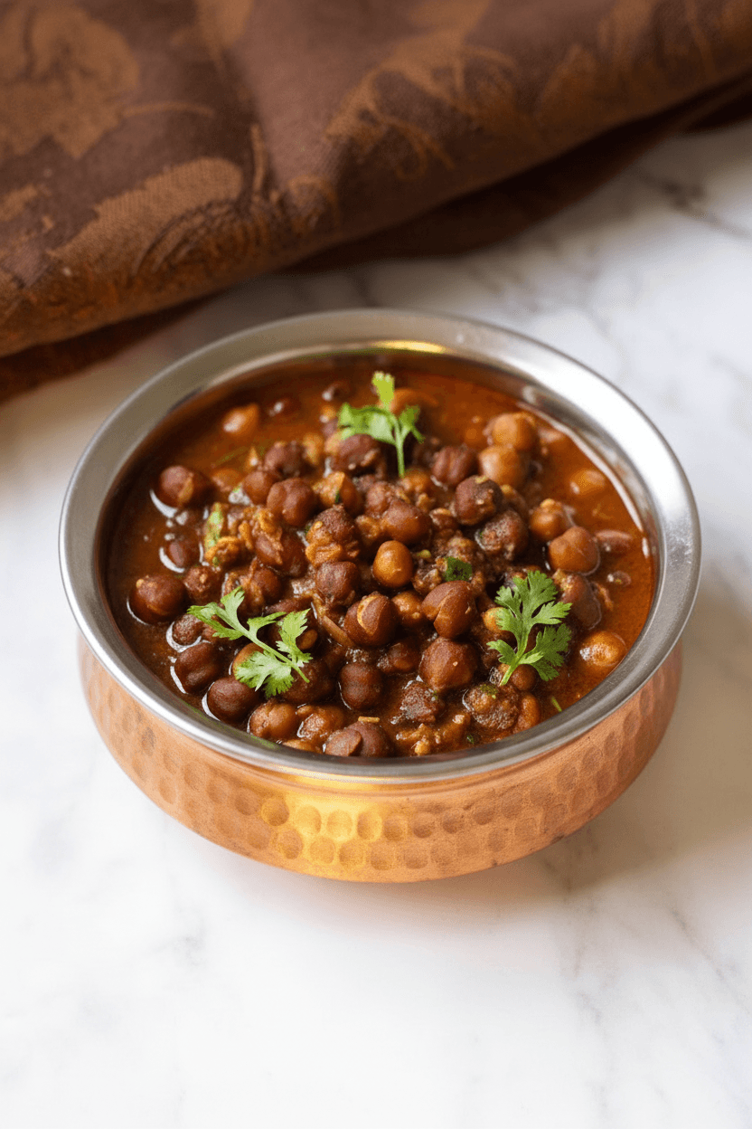 Kala Chana (Black Chickpea Curry)