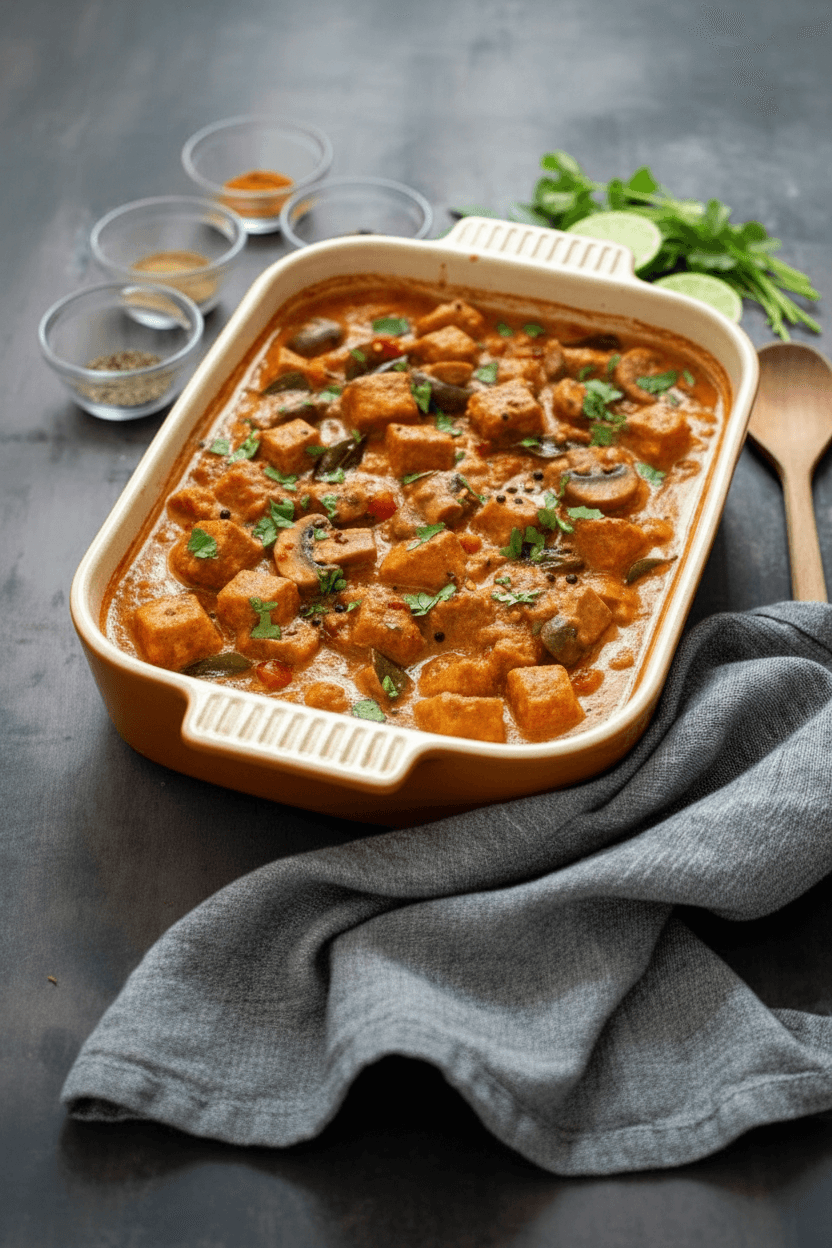 Madras Curry Tofu Casserole
