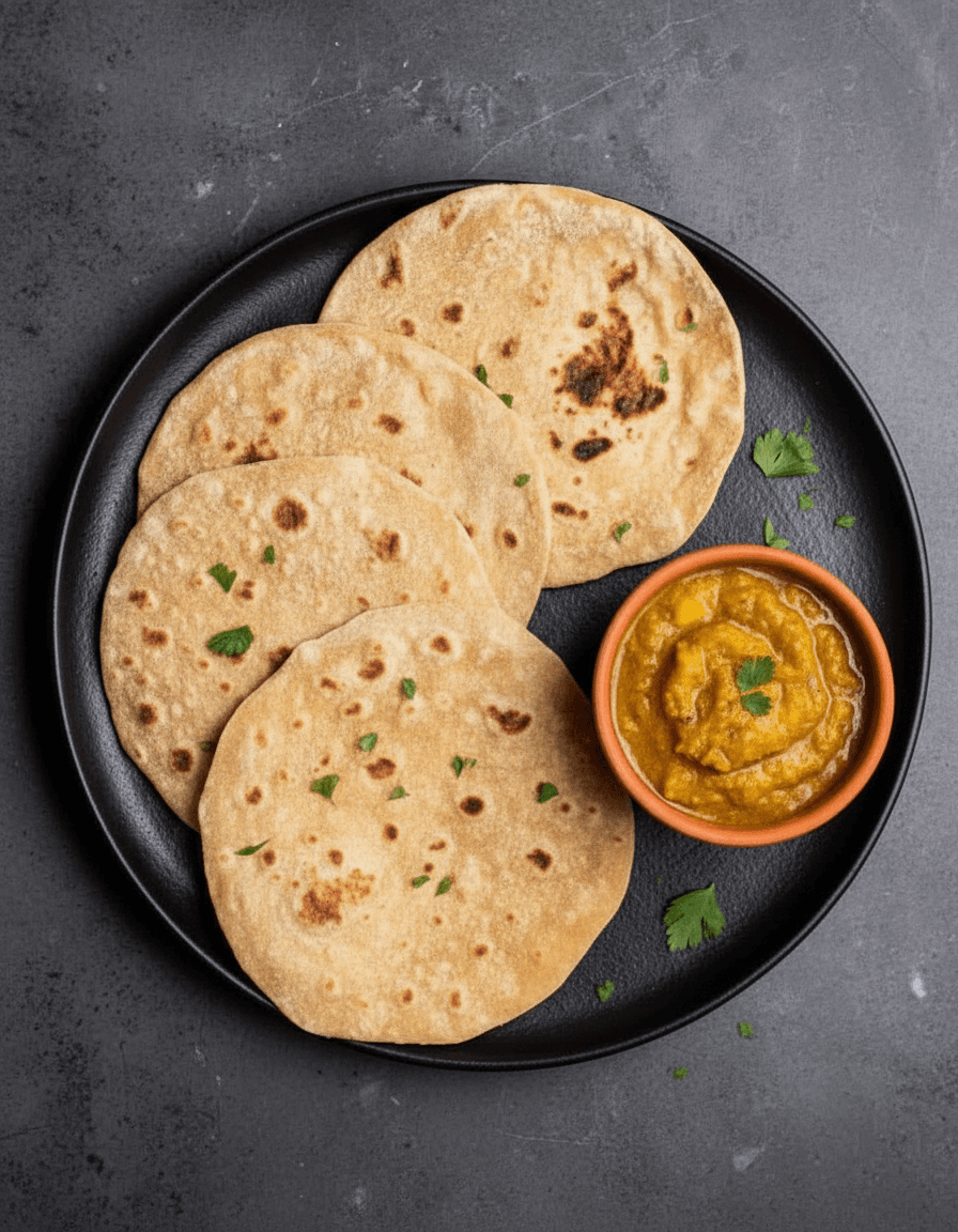 Vegan roti chapati