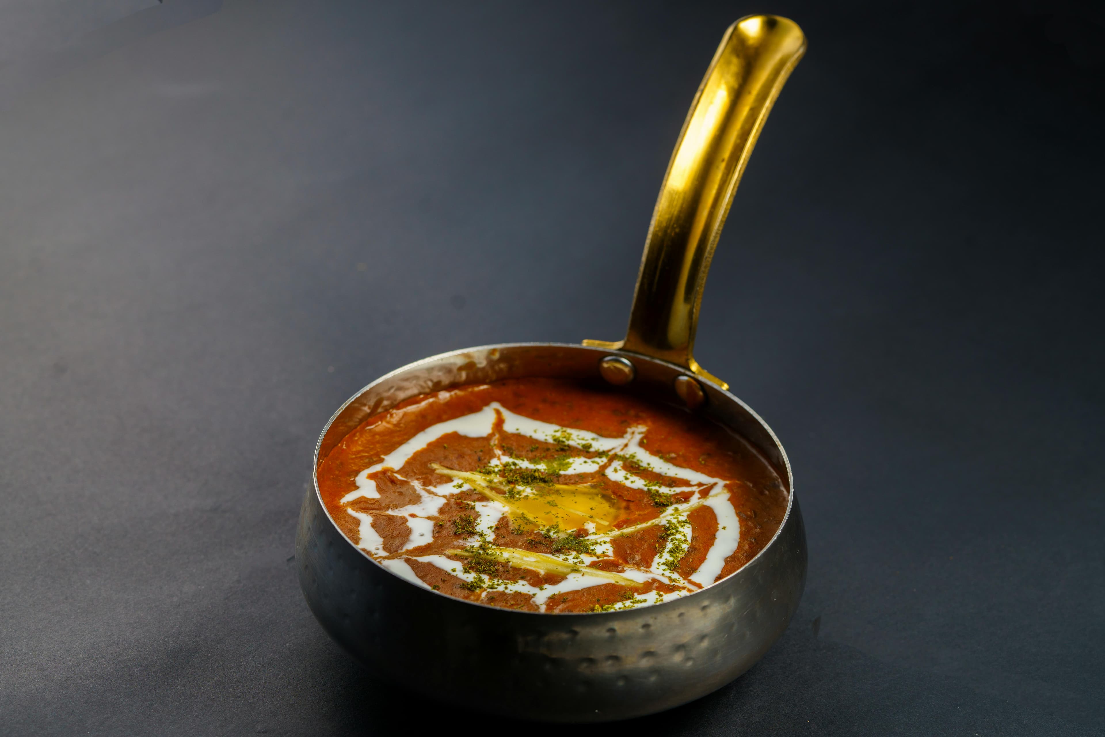 Small tadka pan for tempering spices in oil