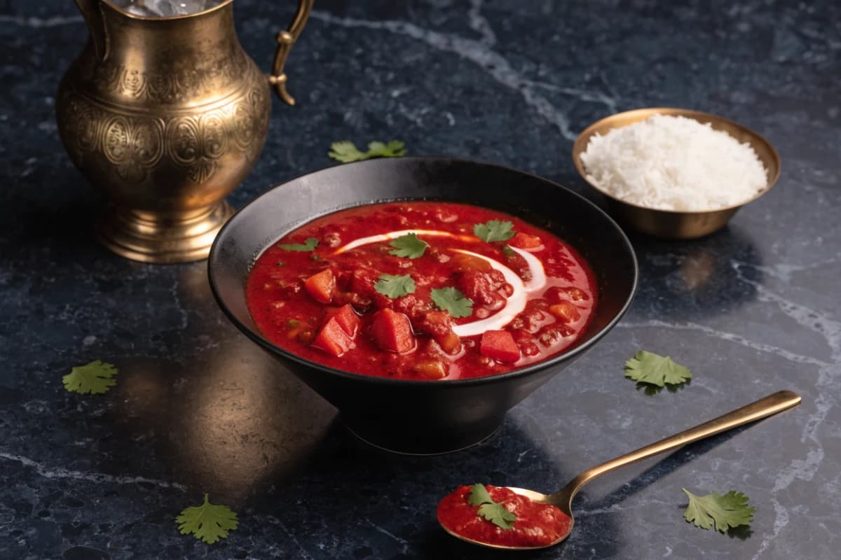 A warming vegan Indian curry for the changing season