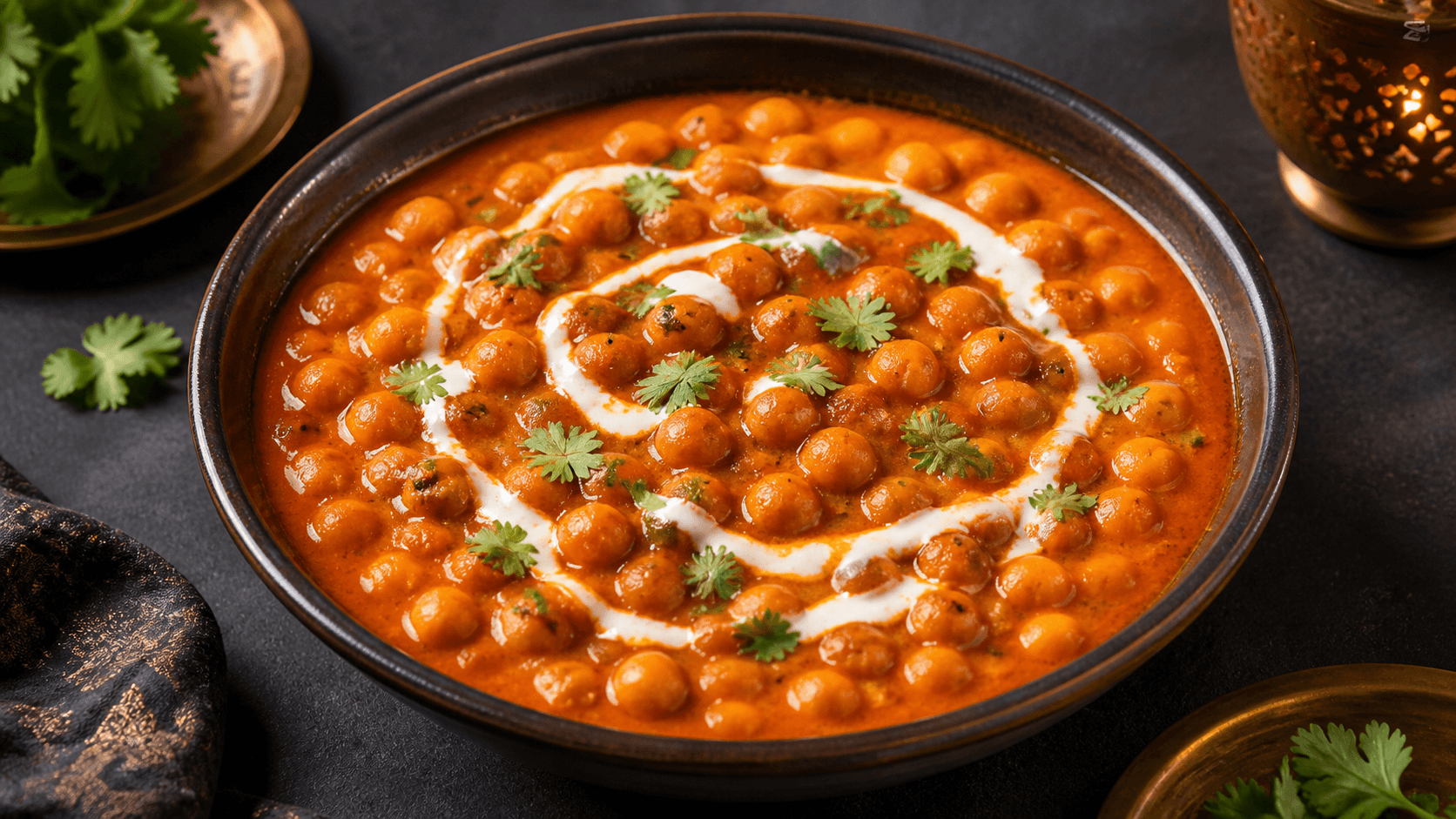 Easy Vegan Indian “Butter” Chickpeas