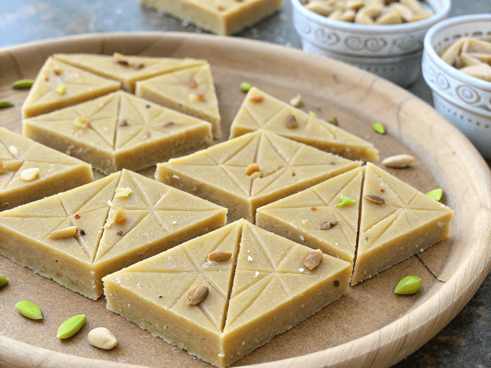 Vegan Badam Katli (Almond Barfi)